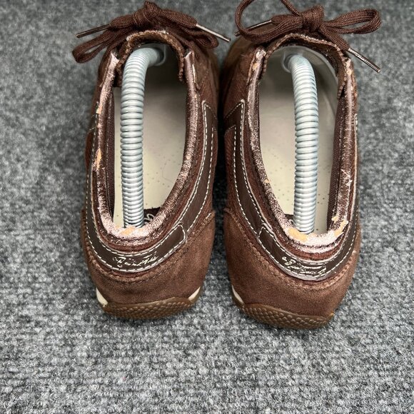 Vans Dabney Shoes Women's Size 8 Brown Suede Corduroy Low Lace Y2K Retro Sneaker - Picture 6 of 16